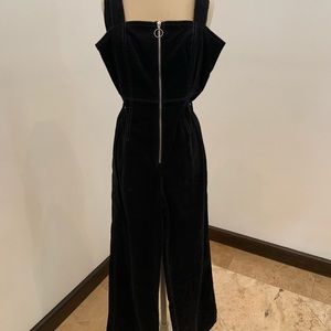 Black Corduroy Jumpsuit/Romper